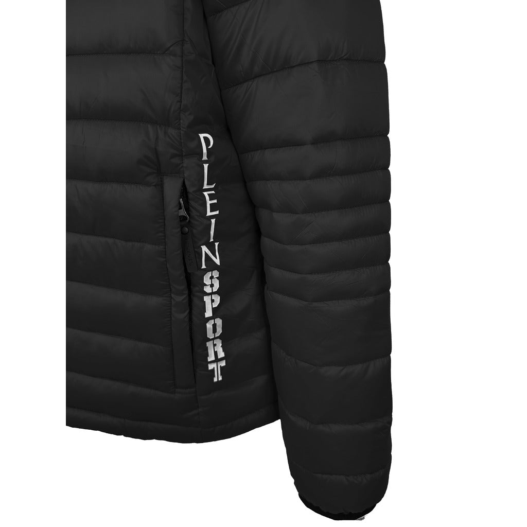 Plein Sport black polyester Down Jacket