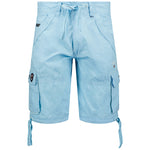 Load image into Gallery viewer, GEOGRAPHICAL NORWAY light blue cotton Shorts
