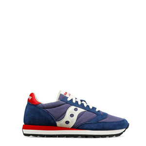 SAUCONY JAZZ blue/white fabric Sneakers