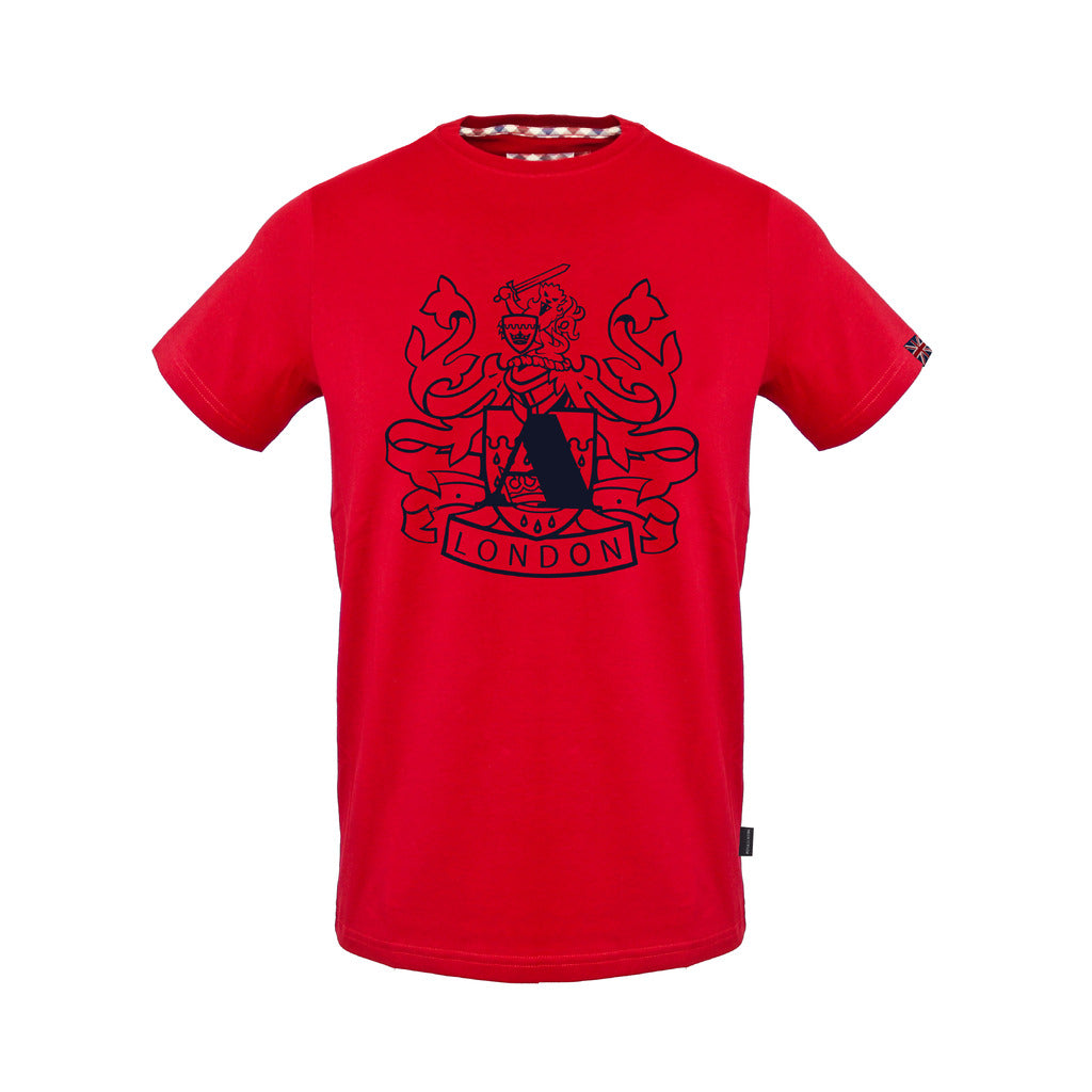 Aquascutum red cotton T-shirt