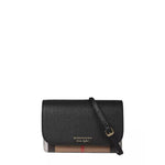 Load image into Gallery viewer, BURBERRY black/brown leather Shoulder Bag
