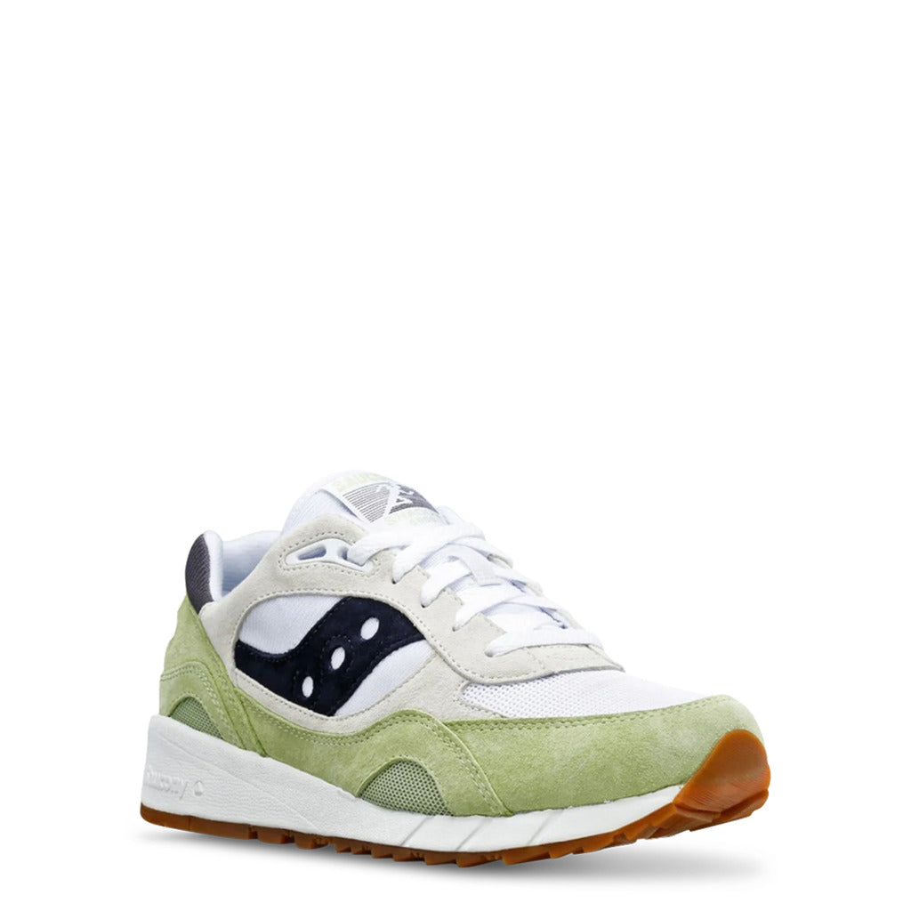 SAUCONY SHADOW 6000 white/green/black fabric Sneakers