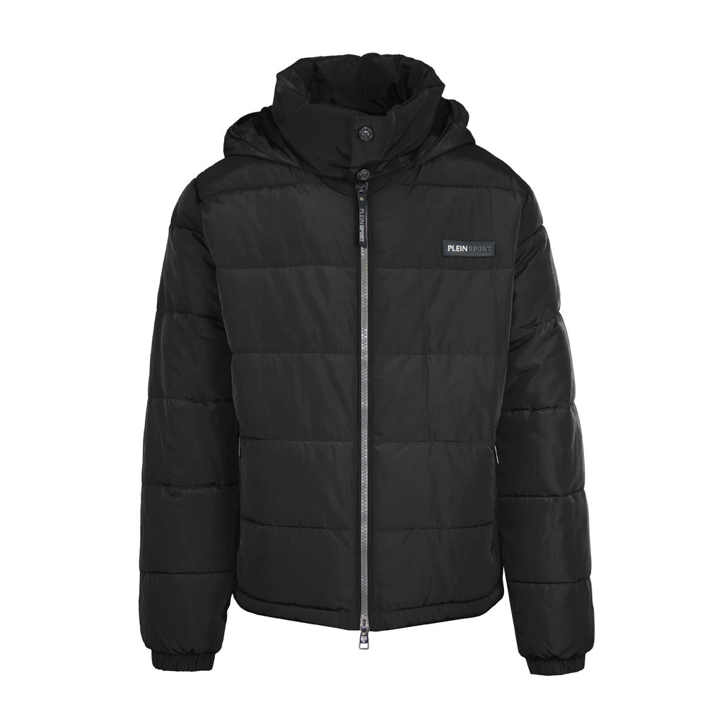 Plein Sport black polyester Down Jacket