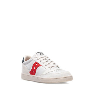 SAUCONY JAZZ COURT white/red fabric Sneakers