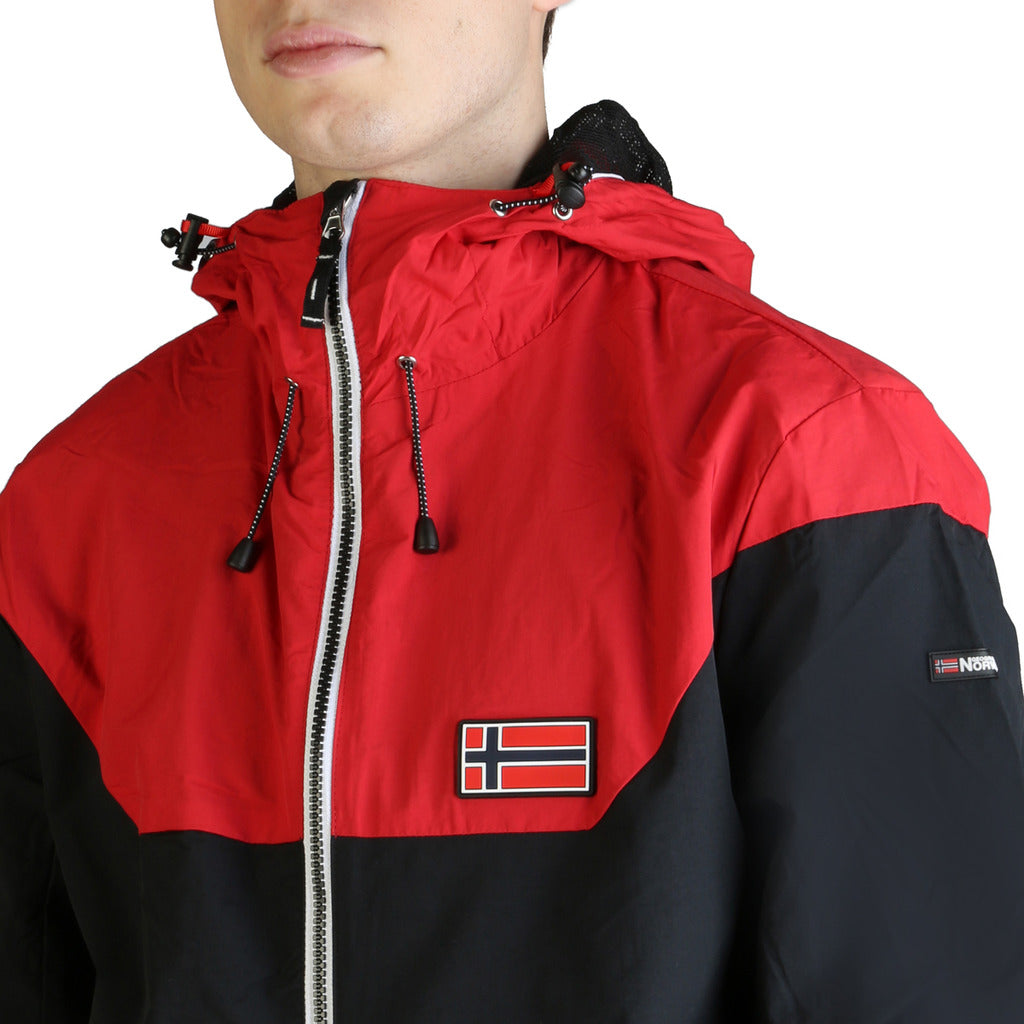 GEOGRAPHICAL NORWAY black/red polyamide Outerwear Jacket