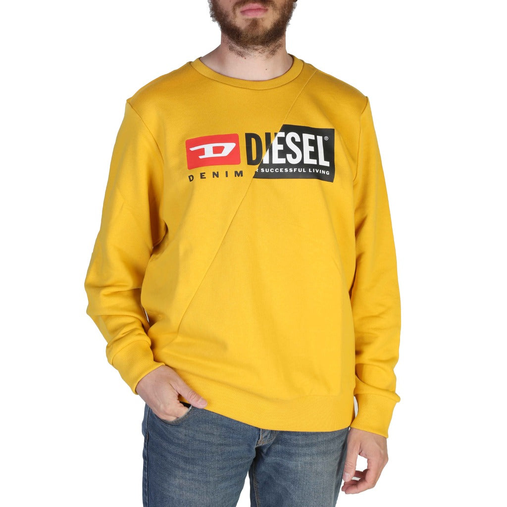 DIESEL S GIRK CUTY yellow cotton Sweatshirt