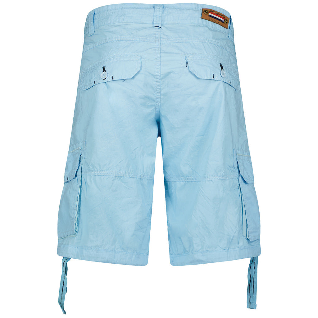 GEOGRAPHICAL NORWAY light blue cotton Shorts