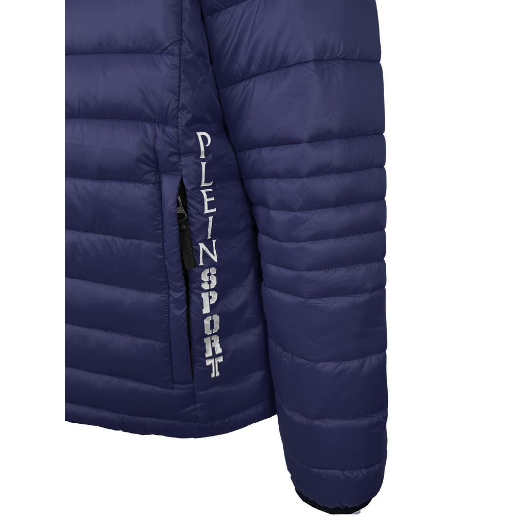 Plein Sport blue polyester Down Jacket