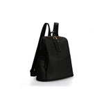 Load image into Gallery viewer, LUCKY BEES black faux leather Backpack
