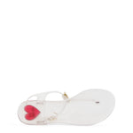 Load image into Gallery viewer, LOVE MOSCHINO white rubber Sandals
