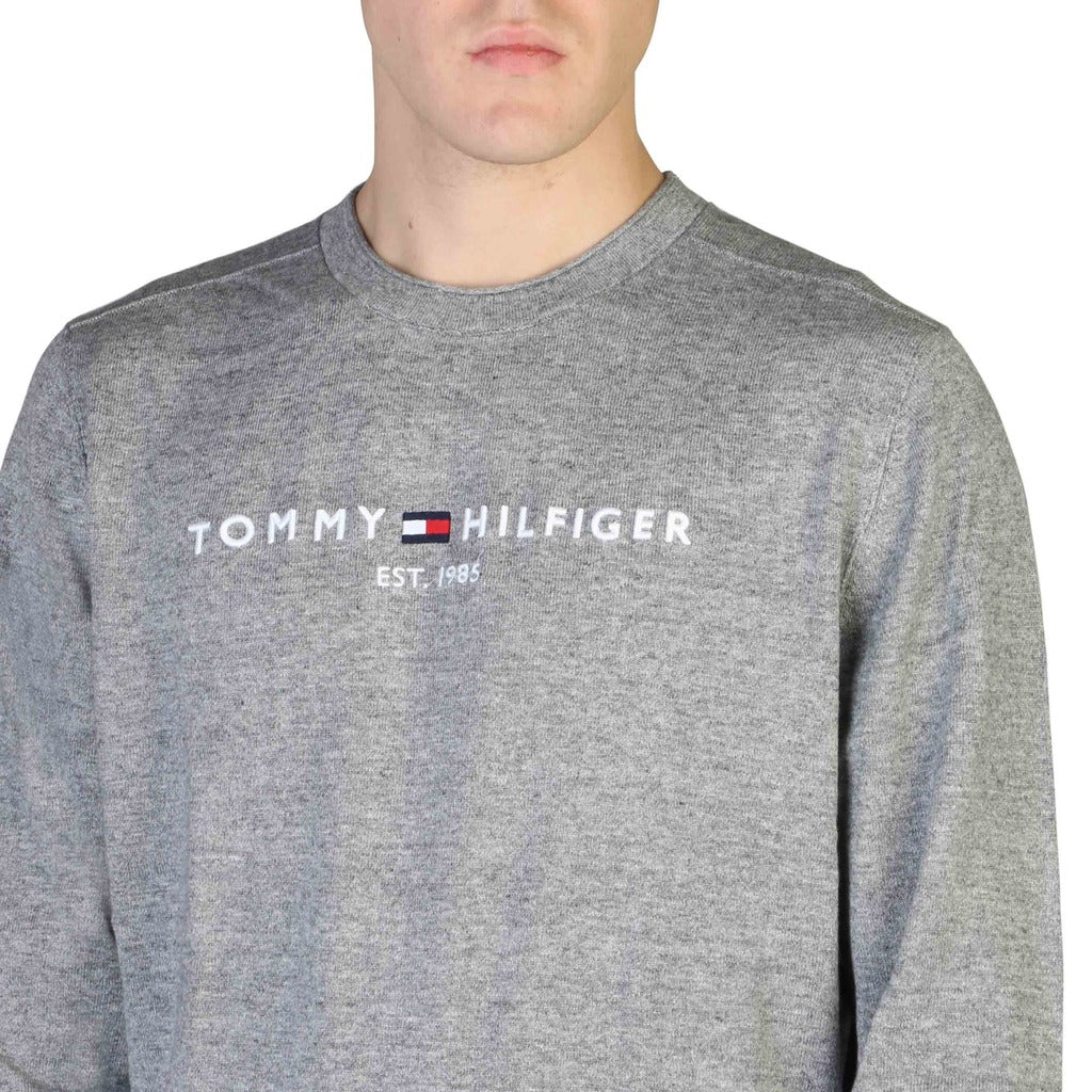 TOMMY HILFIGER grey cotton Sweater