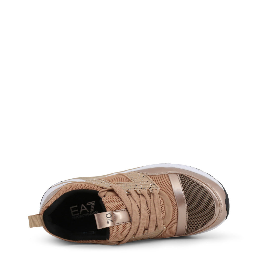 EA7 nude fabric Sneakers