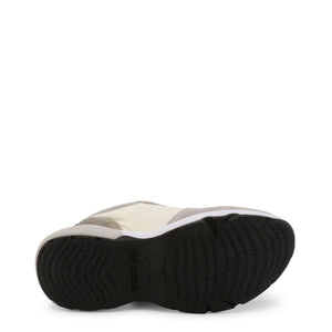 LOVE MOSCHINO grey/white fabric Sneakers