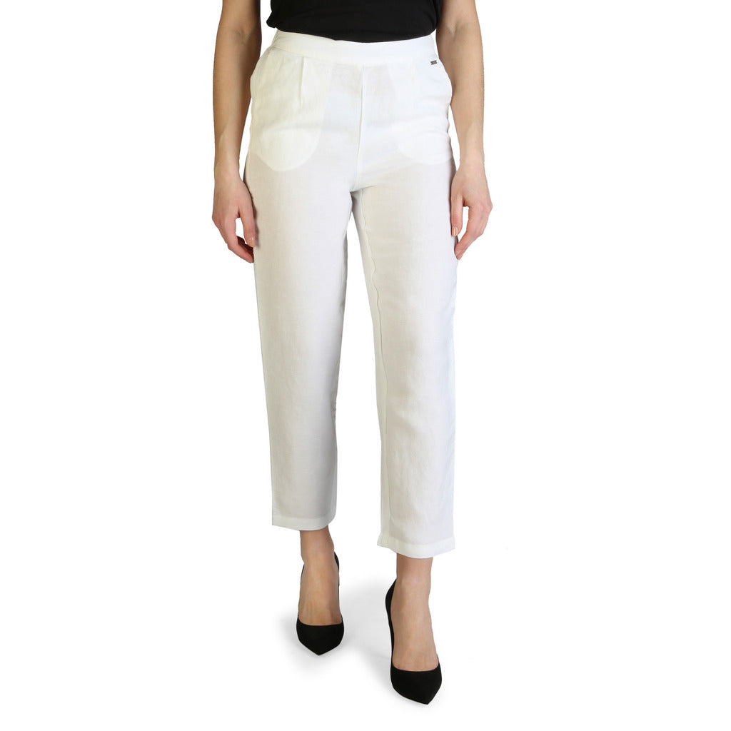 ARMANI EXCHANGE white linen Pants