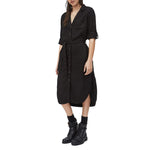 Load image into Gallery viewer, PEPE JEANS EDAN black polyester Dress
