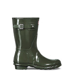 Load image into Gallery viewer, HUNTER military green rubber Ankle Boots
