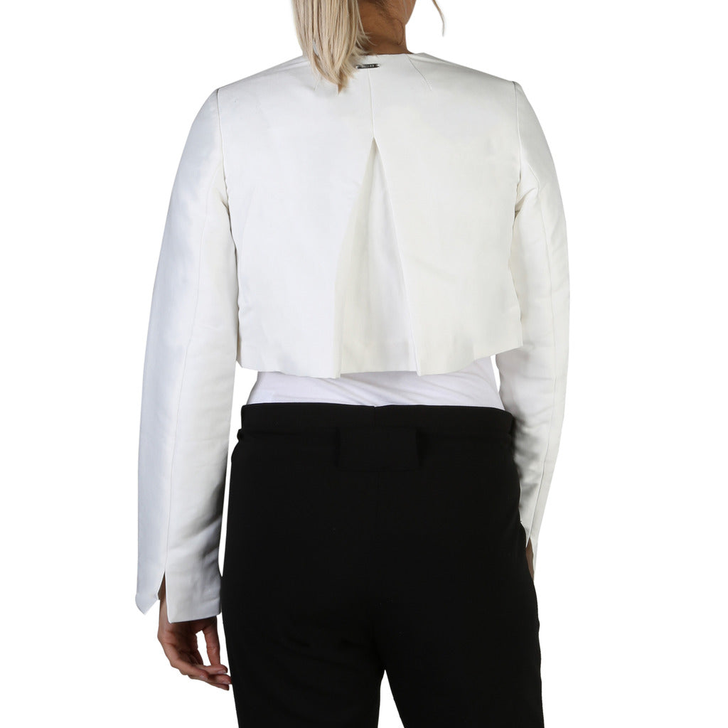 GUESS white polyester Jacket