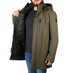 Load image into Gallery viewer, WOOLRICH STRETCH MOUNTAIN military green nylon Outerwear Jacket
