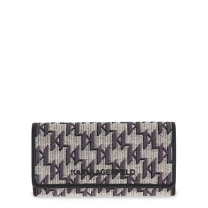 KARL LAGERFELD grey fabric Wallet