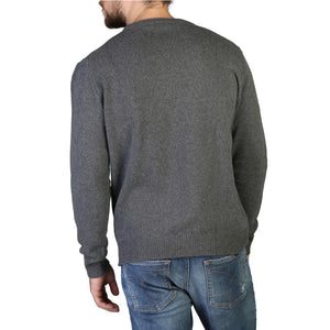 100% CASHMERE grey cashmere Sweater