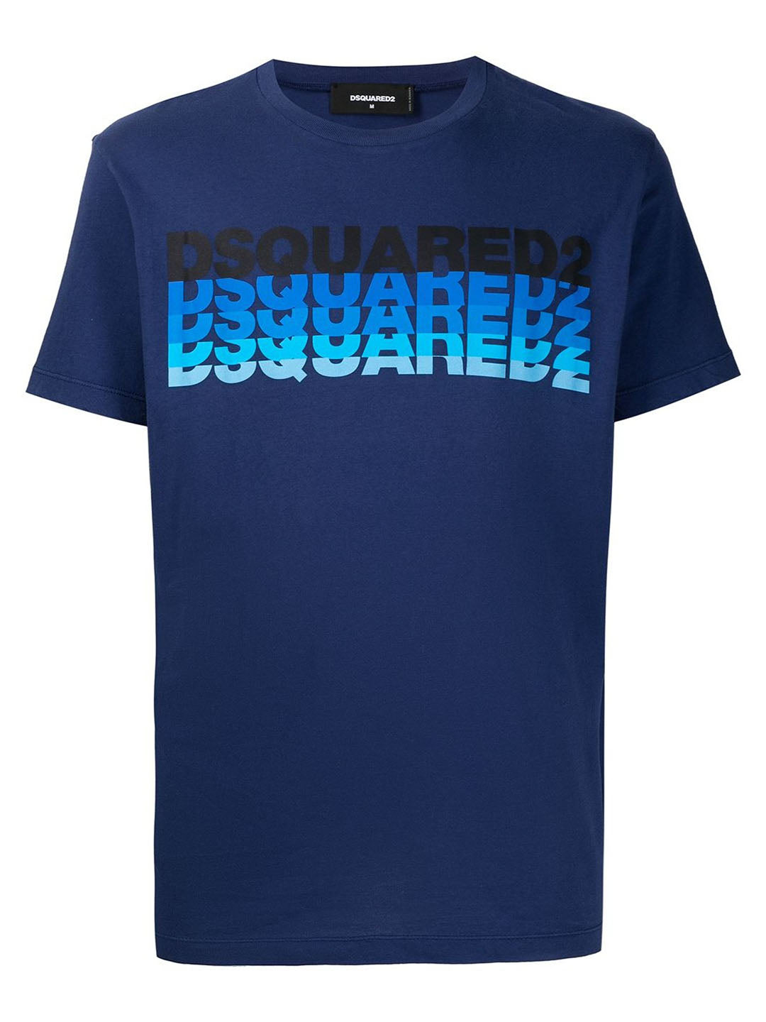 DSQUARED2 blue cotton T-shirt