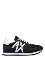 Load image into Gallery viewer, ARMANI EXCHANGE blue navy/white fabric Sneakers
