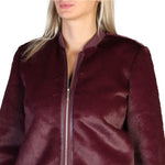 Load image into Gallery viewer, ARMANI EXCHANGE burgundy polyester Jacket
