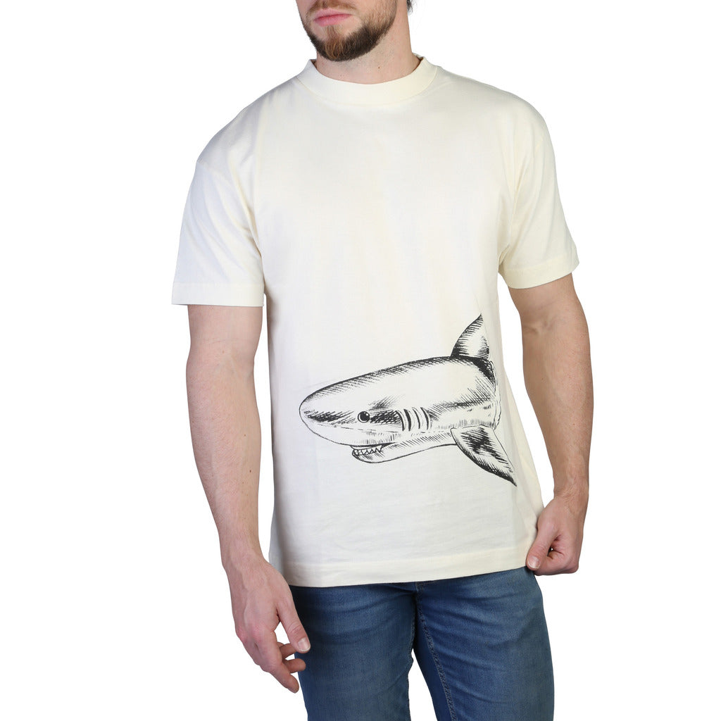 PALM ANGELS white cotton T-Shirt