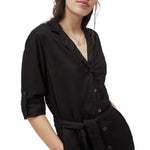 Load image into Gallery viewer, PEPE JEANS EDAN black polyester Dress
