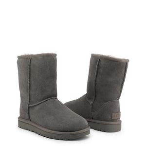 UGG CLASSIC SHORT grey suede Moon Boots