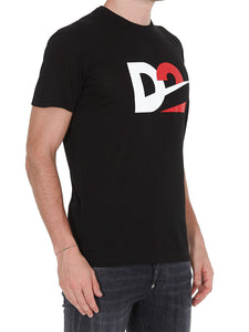 DSQUARED2 black cotton T-shirt