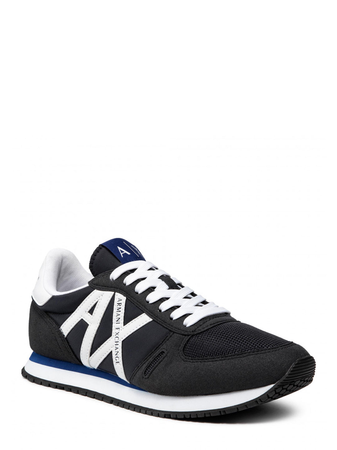 ARMANI EXCHANGE blue navy/white fabric Sneakers