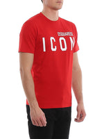 Load image into Gallery viewer, DSQUARED2 ICON red cotton T-shirt
