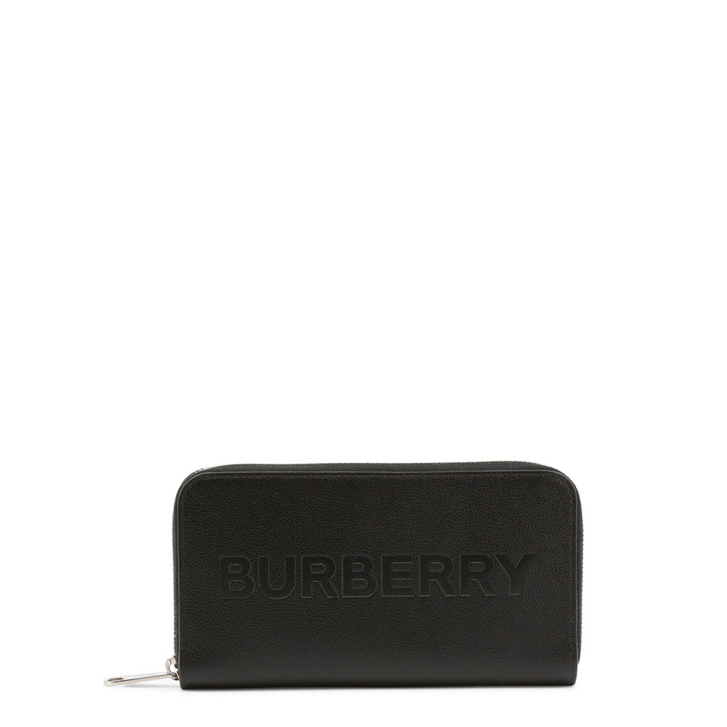 BURBERRY black leather Wallet