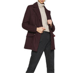 Load image into Gallery viewer, PEPE JEANS burgundy polyester Blazer
