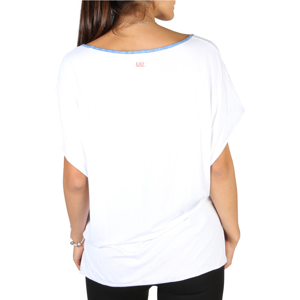 EA7 white viscose T-Shirt