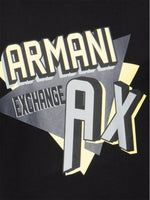Load image into Gallery viewer, ARMANI EXCHANGE AX black cotton T-shirt
