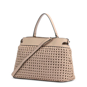 GUESS nude polyurethane Handbag