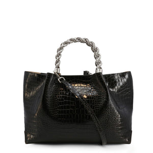 GUESS black leather Tote
