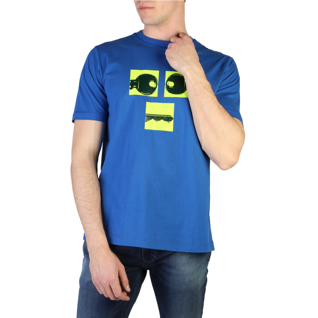 DIESEL T JUST T23 blue cotton T-Shirt