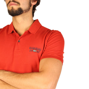 NAPAPIJRI orange cotton Polo Shirt