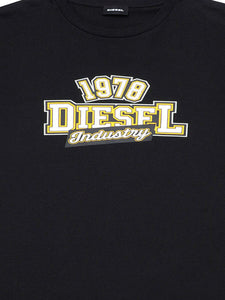 DIESEL 1978 black cotton T-shirt