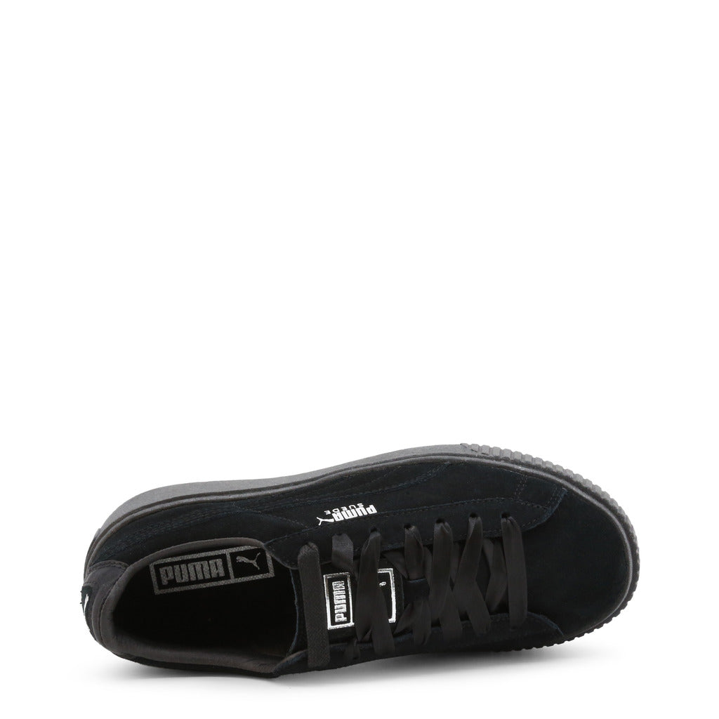 PUMA black fabric Sneakers