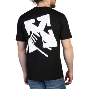 OFF-WHITE black cotton T-Shirt