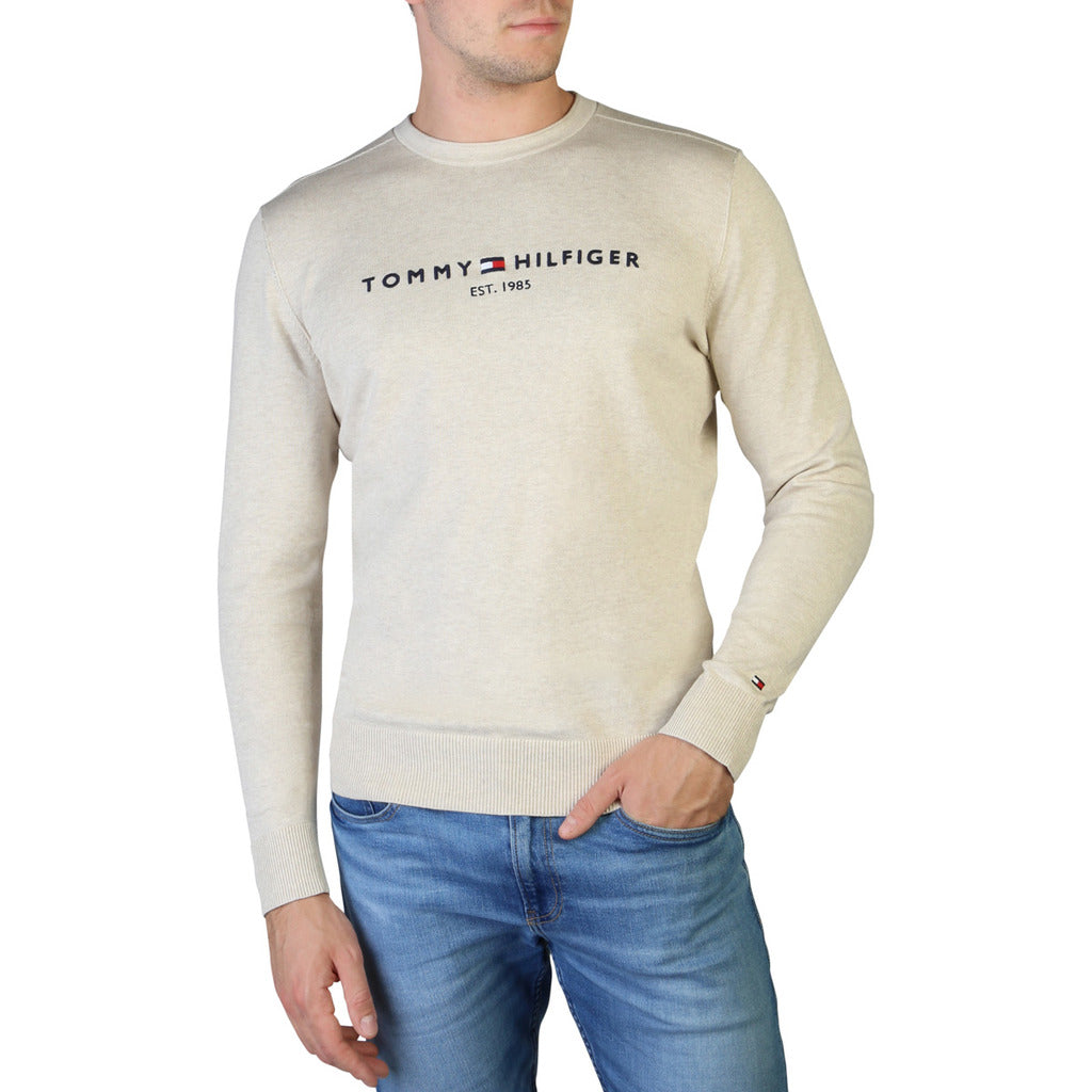 TOMMY HILFIGER beige cotton Sweater