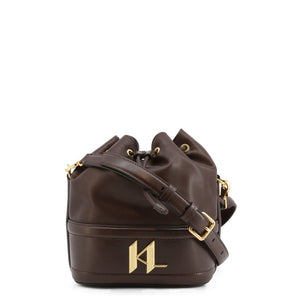 KARL LAGERFELD brown leather Backpack