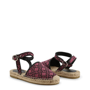 LIU JO VERA black/pink fabric Sandals