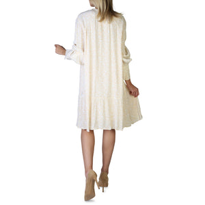 CALVIN KLEIN white viscose Dress