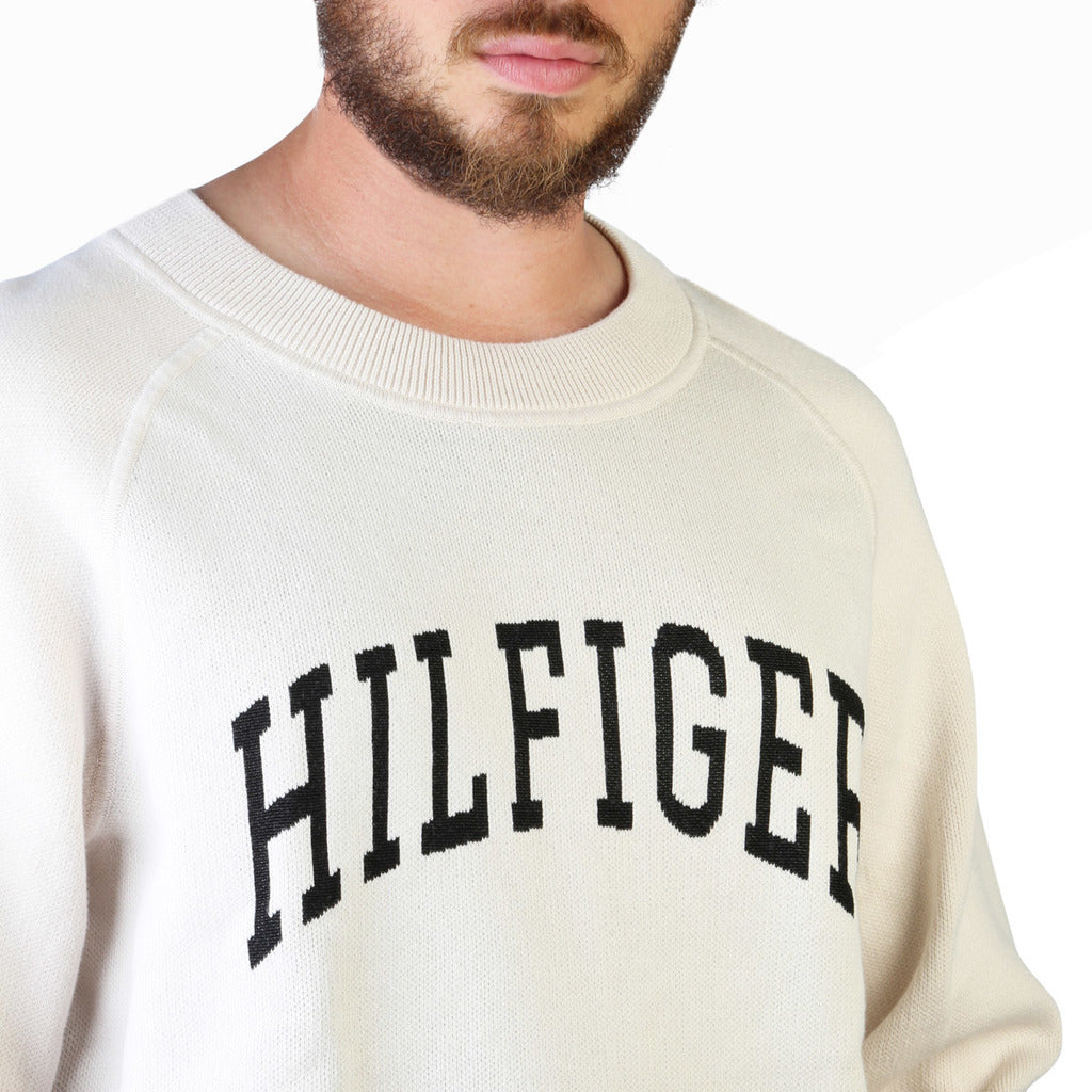 TOMMY HILFIGER white cotton Sweater