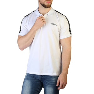 LAMBORGHINI white cotton Polo Shirt